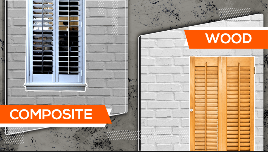 Wood VS Composite Shutters