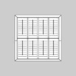wholesale plantation shutter patio door