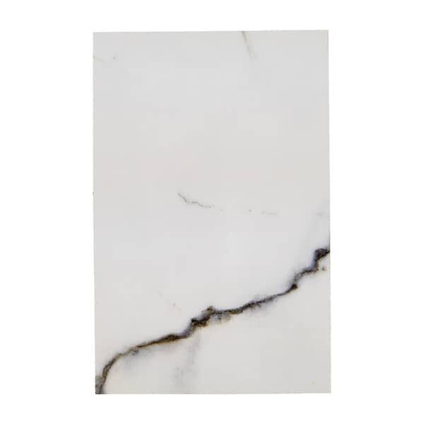 italian white high gloss pvc marble sheet